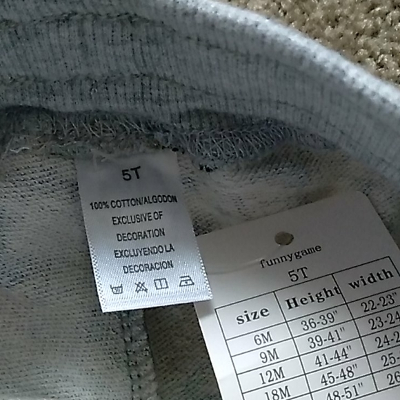 Two jaw string toddler sweat pants - Picture 4 of 5